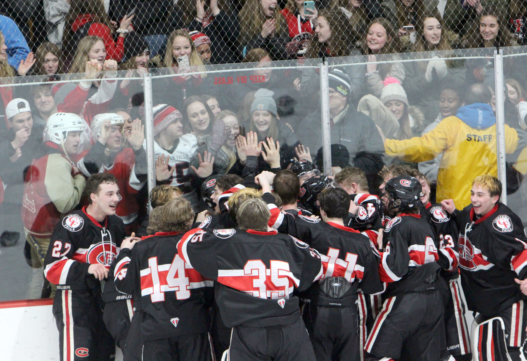 Chi-Hi boys hockey vs Hudson in Wisconsin Rapids 2-29-20